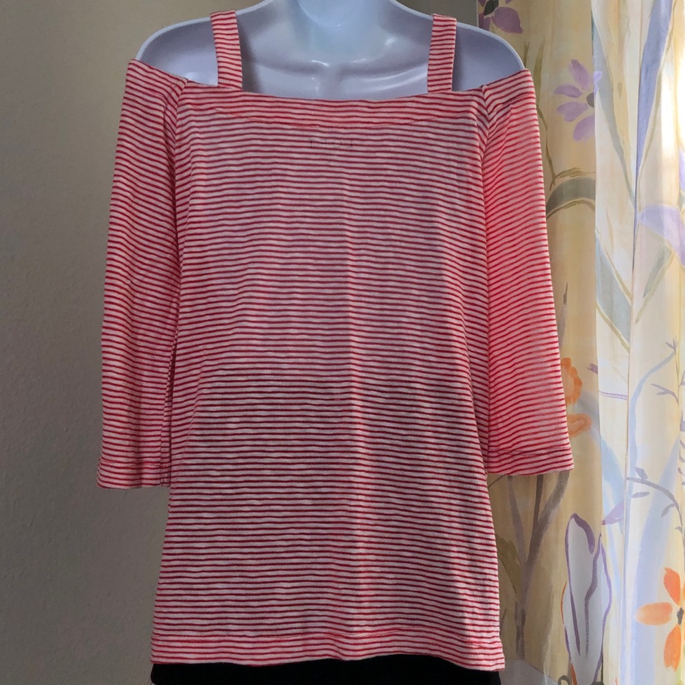 LOFT Cold Shoulder Knit Top - Picture 5 of 8